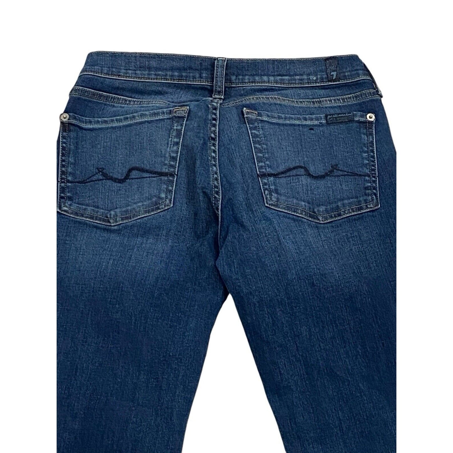 7 SEVEN FOR ALL MANKIND JEANS Original Bootcut Dark Flare Stretch Great Cond