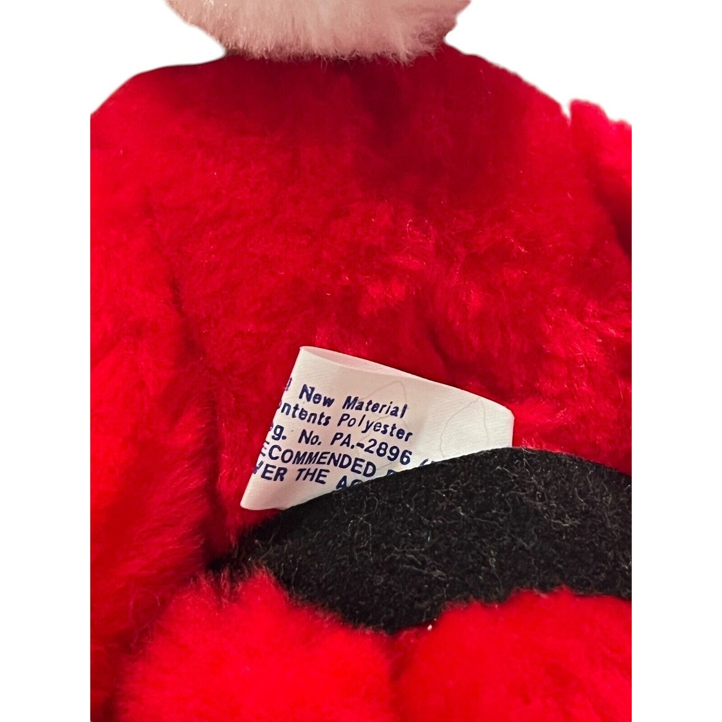 Vintage Santa Claus Plush Doll Yarn Hair Beard Christmas B J Toy Co Pennsylvania