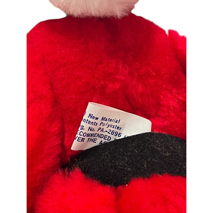 Vintage Santa Claus Plush Doll Yarn Hair Beard Christmas B J Toy Co Pennsylvania