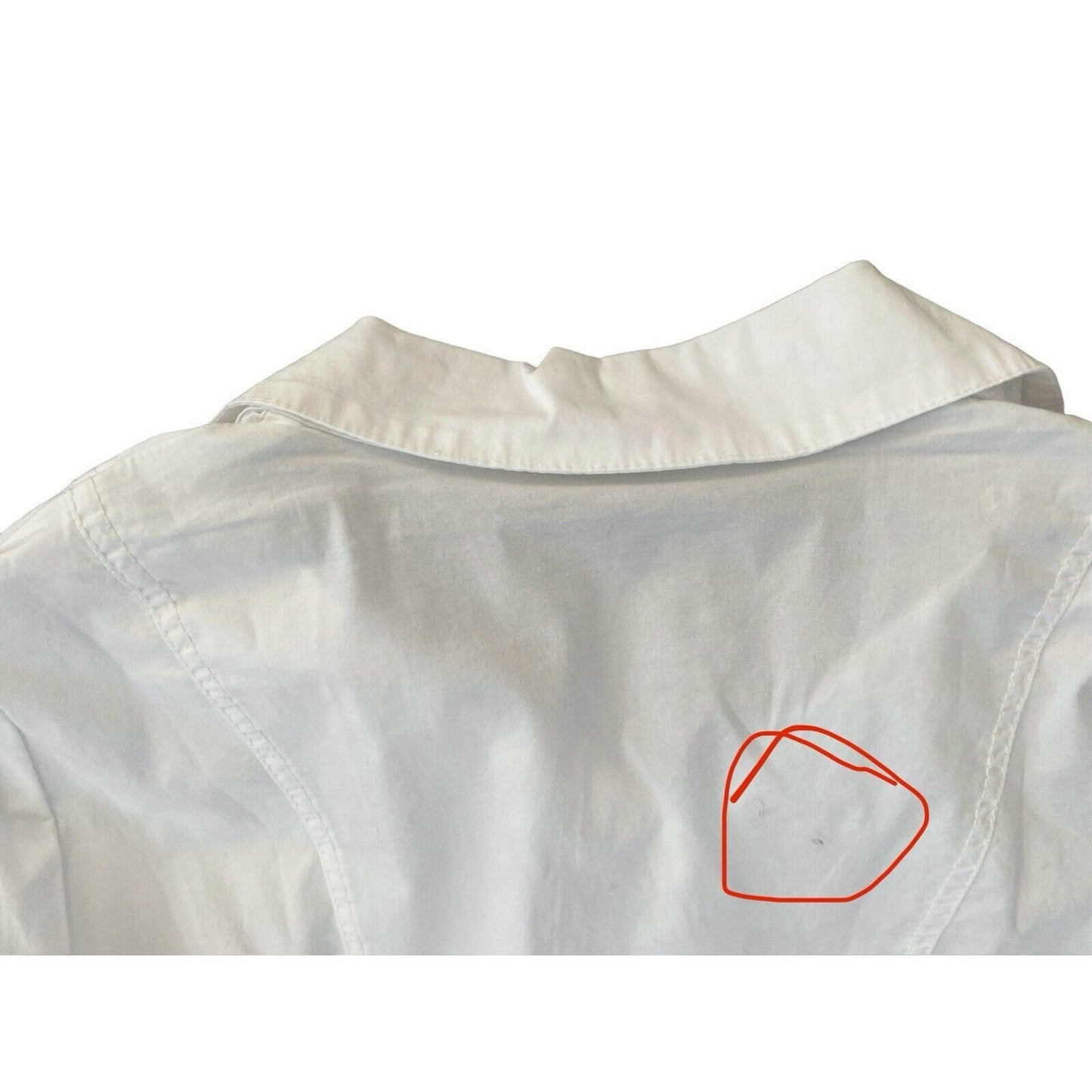 Size XS XCVI White Button Top Shirt White Victorian Steampunk Fitted Medieval