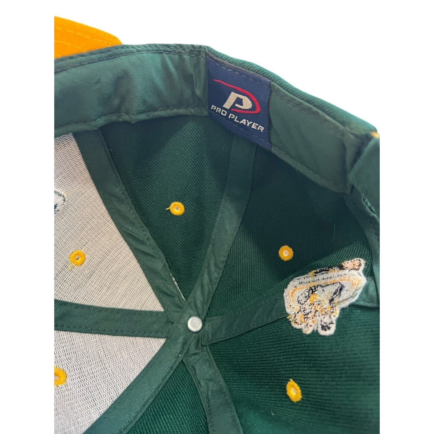 Vintage ProPlayer Oregon Ducks Hat Cap Green Gold Adjustable EUC Wool Blend