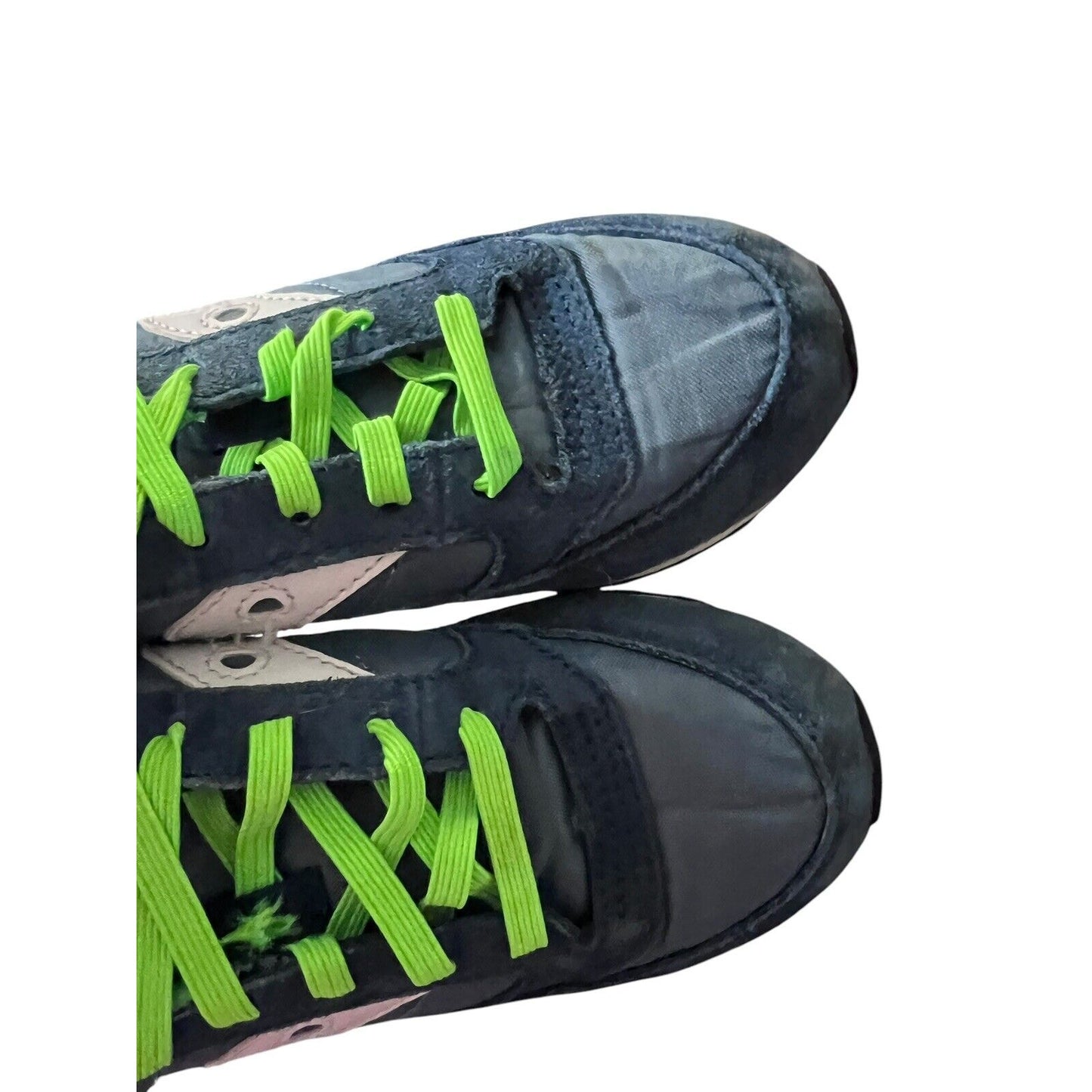 Saucony Jazz Original SK266316 Blue Green Suede Sneakers Shoes Youth 13