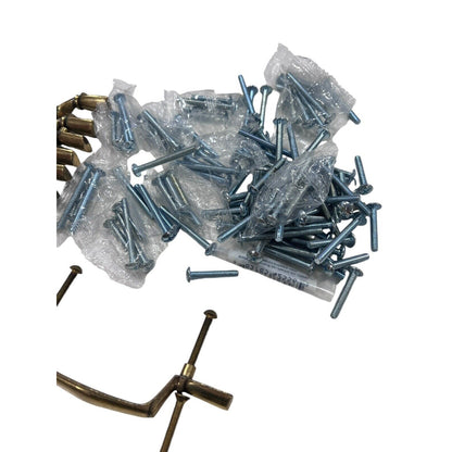 KBC Brass plated Cabinet Drawer Pulls 32 Pc Lot KBC PN# N18230 3" On Center