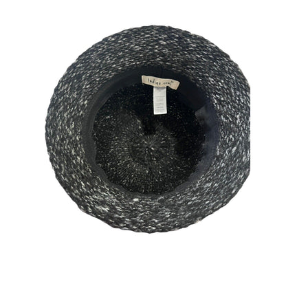 Women's Black Gray Cloche Hat Indigo Soul One Size EUC