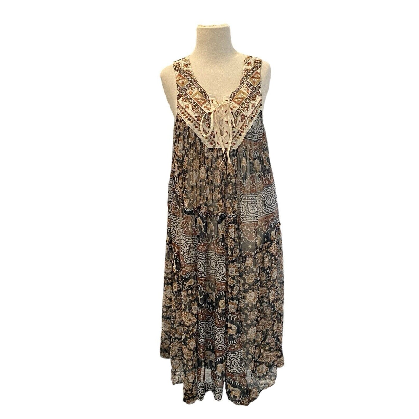 Size Small Free People The Wanderers Top Dress NWT $148 MSRP Boho