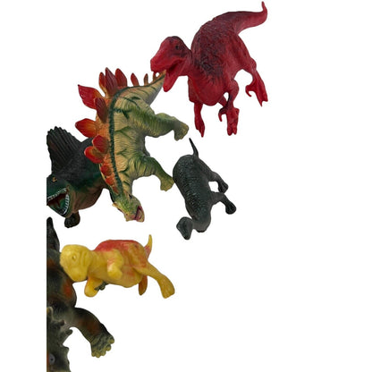 Lot of Miscellaneous Toy Dinosaur Figures medium small rubber plastic