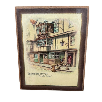 Vintage 5x4Currier Mounted print The King’s Head Chigwell Maypole Barnaby Ridge