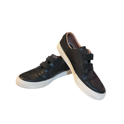 9.5 Rare Nike SB Zoom Janoski AC dunk 705405-002 Triple Black Leather Shoes Skat