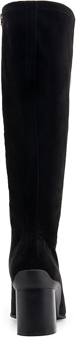 7W Aerosoles Centola Wide Women's Knee High Boot in Black Stretch  Fabric New