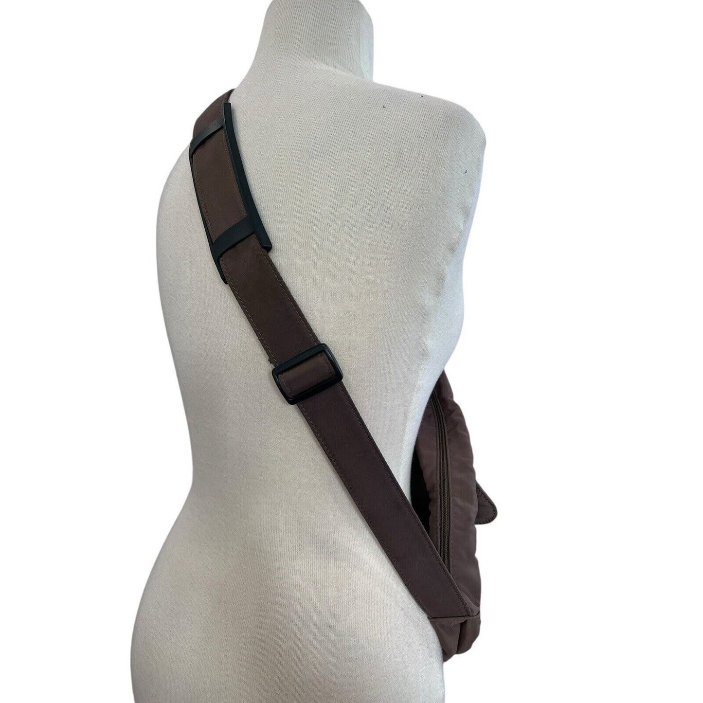 Vintage Ameribag Brown Crossbody Sling Bag Unisex Streetwear Sportswear Travel