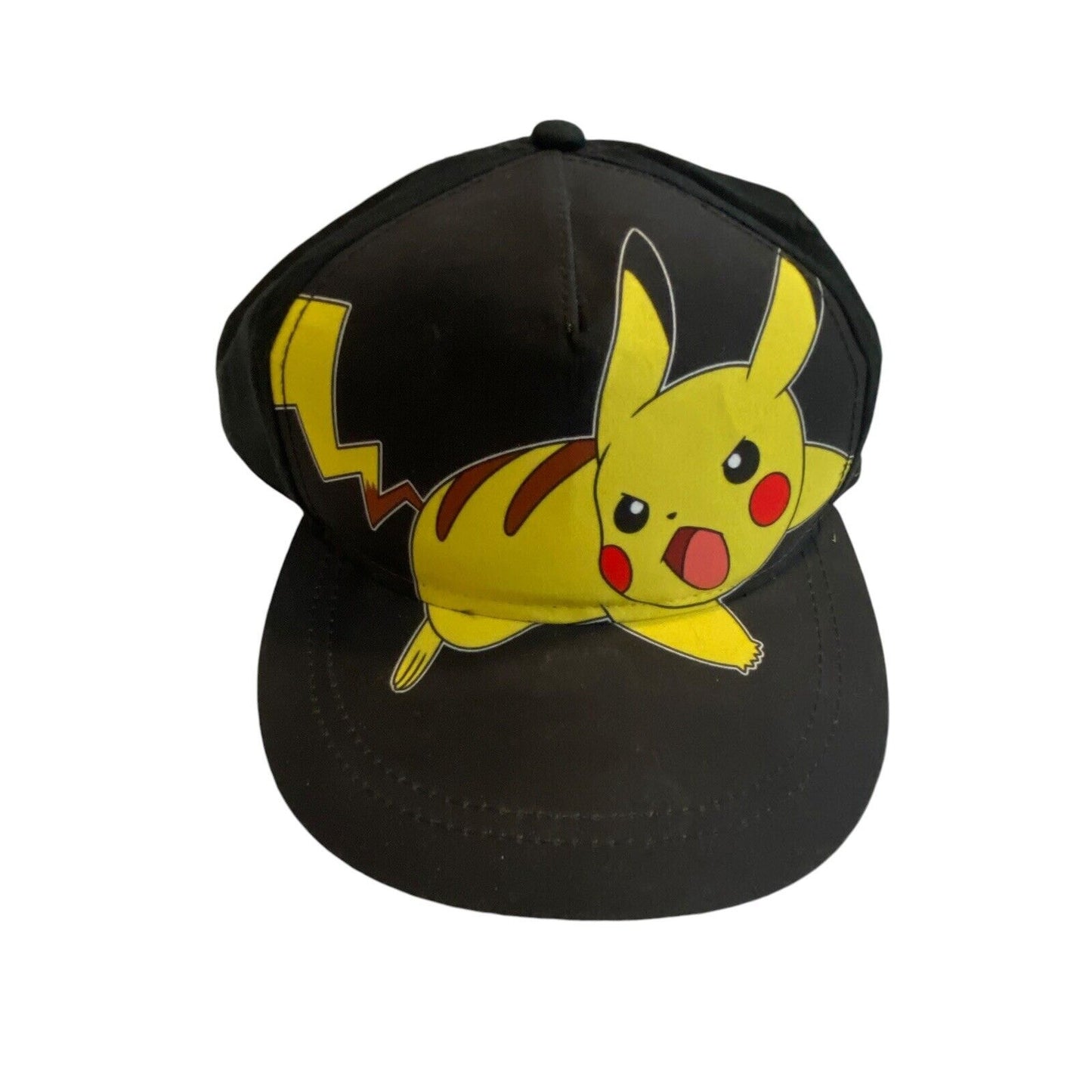 Youth Pokemon Golf Hat Black Adjustable Snap Back Ball Cap New