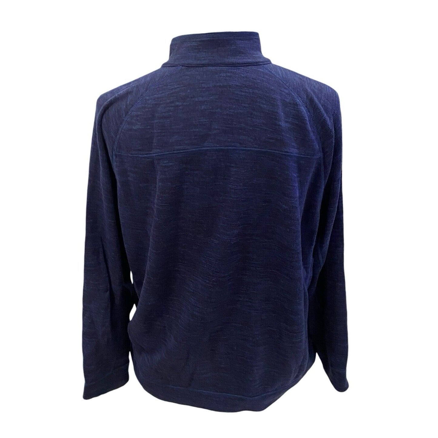 Size XL Tommy Bahama Mens 1/4 Zip Reversible Sweatshirt Sweater Blue