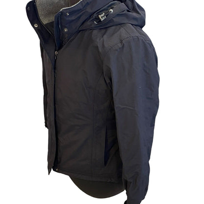 Size Medium Land’s End Women’s Black Hooded Winter Coat