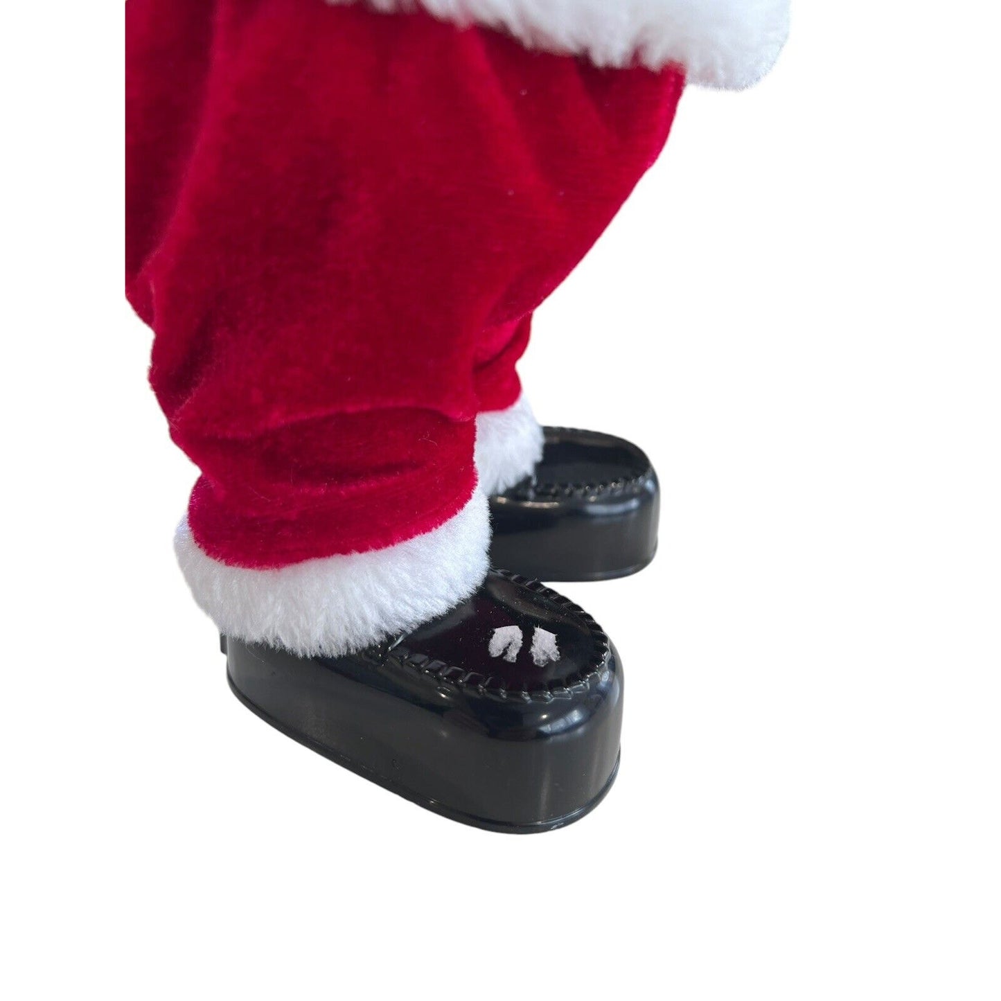 Vintage Animated Santa With Violin Santa Suit Does Not Work 11”