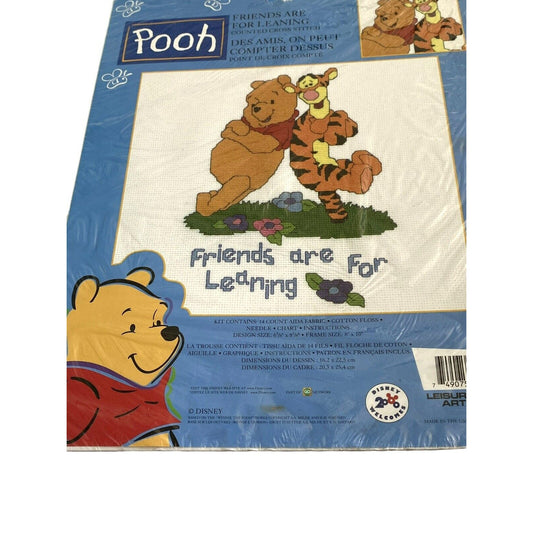 Winnie the Pooh Tigger Friends Are For Learning Counted Cross Stitch Kit 113265