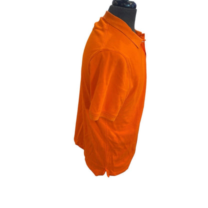 Size Medium Orange Men’s Nike Polo Shirt Short Sleeve Dri-fit