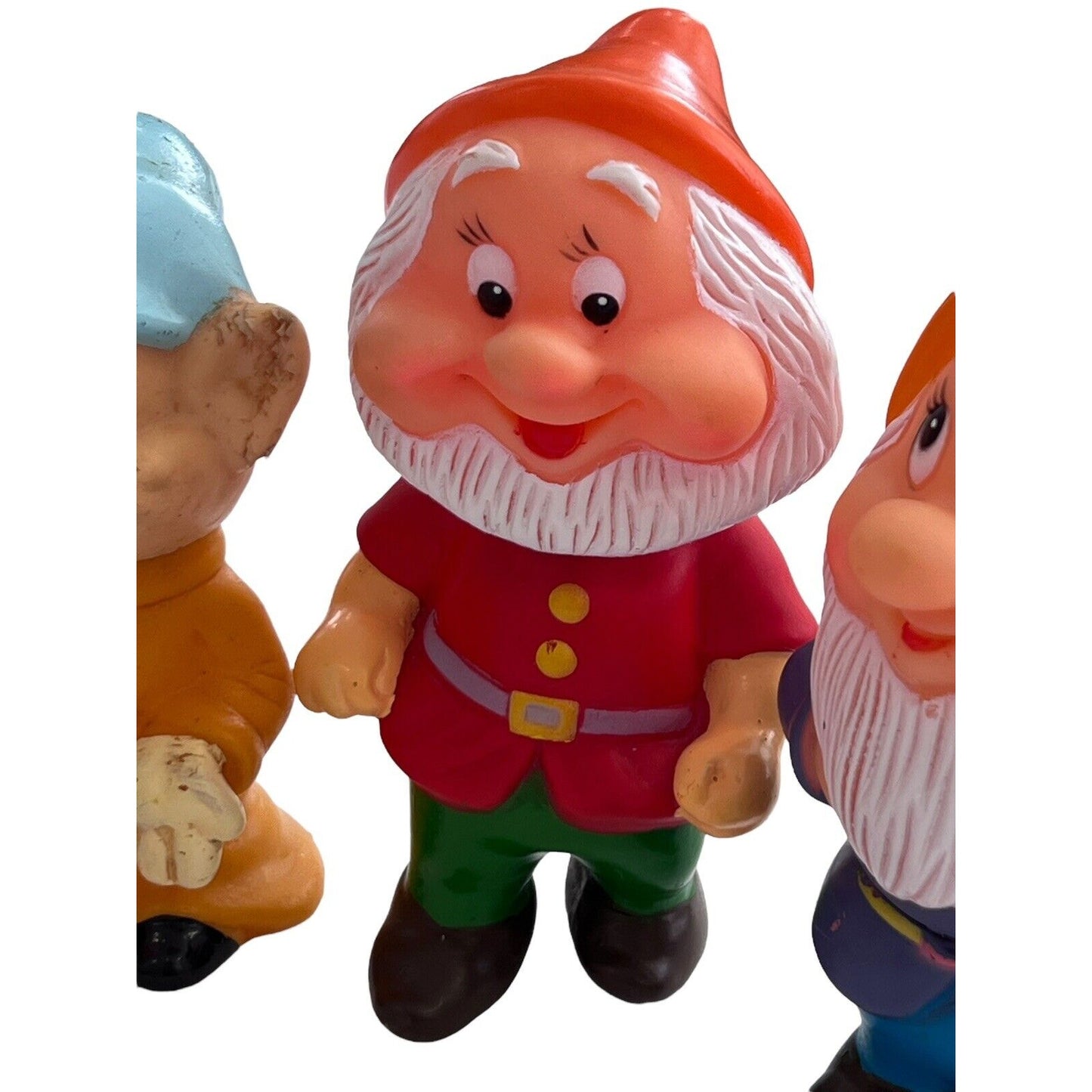 Vintage Walt Disney Prod. Snow White 5 Dwarfs Happy Sleepy Bashful Doc Dopey