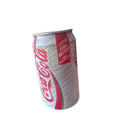 Vintage 1989 Diet Coke Can UK Empty Coca Cola With NutraSweet International Rust