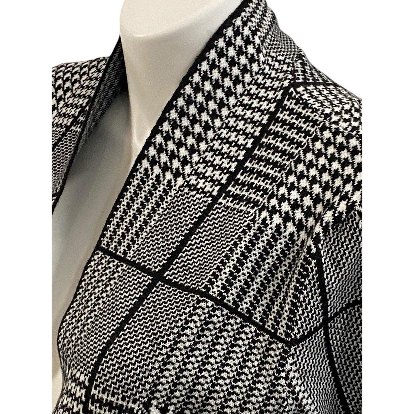 Size Petite Large Ella Emma Herringbone Cardigan Open Cardi Equestrian Classic