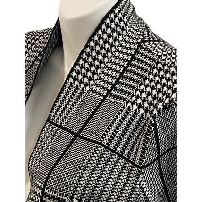 Size Petite Large Ella Emma Herringbone Cardigan Open Cardi Equestrian Classic