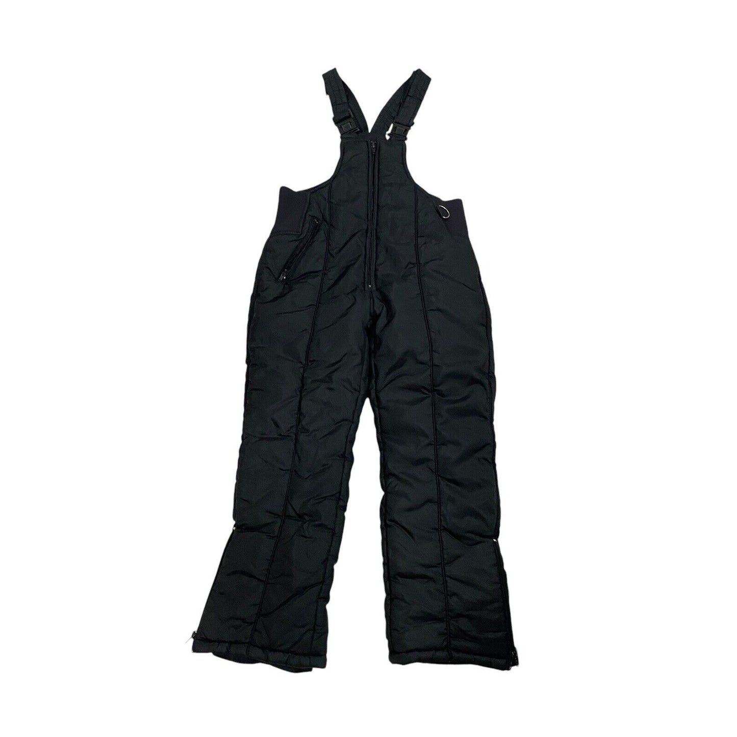 Size 10 SWISS ALPS WHITE SKI BIB CHILD Snow Gear Snowboard Vintage