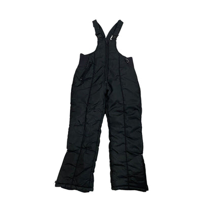 Size 10 SWISS ALPS WHITE SKI BIB CHILD Snow Gear Snowboard Vintage