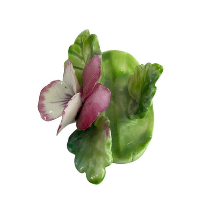 Vintage Royal Adderley Miniature Flowers Bone China Place Card Holders England 2