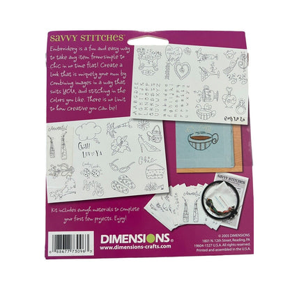 Dimensions Savvy Stitches Embroidery Transfers Its A Girl Thing Sewing Craft NEW