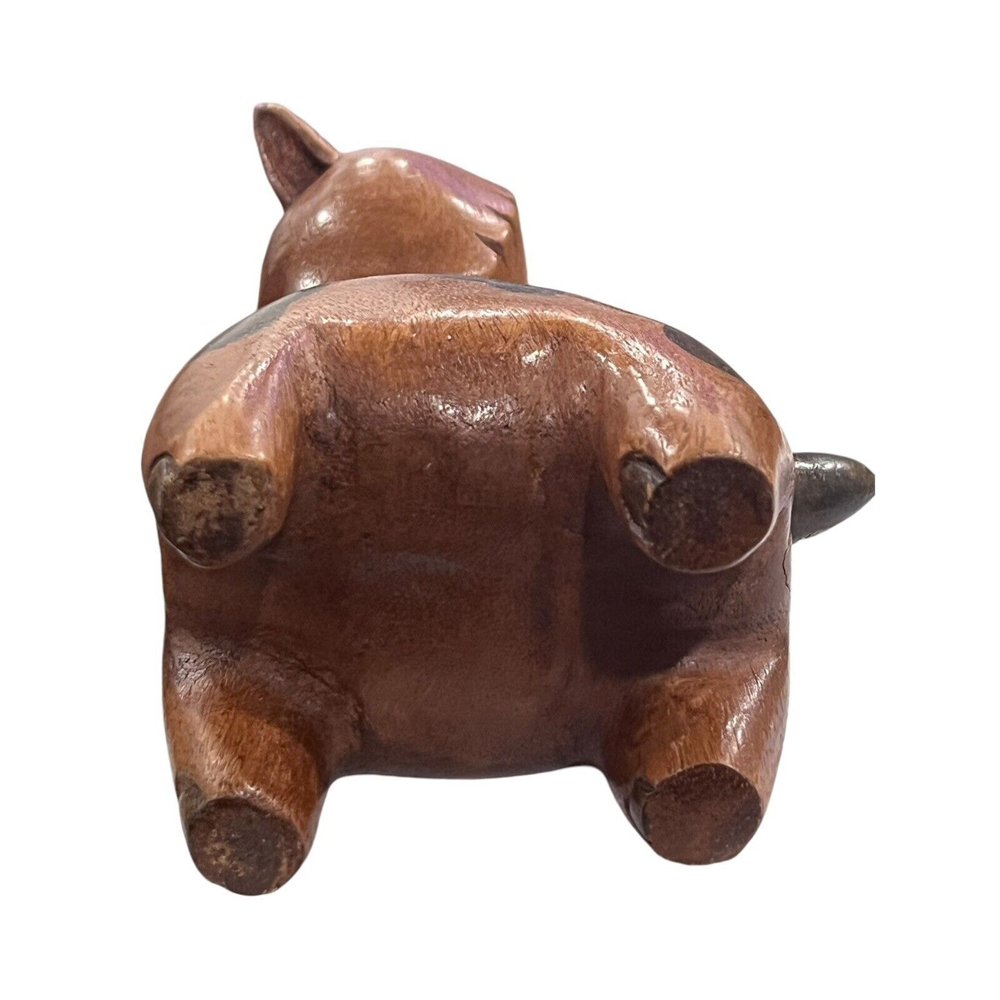 Wooden Baby Giraffe Figurine Cute Hand Made Figure Baby Nursery Decor Safari