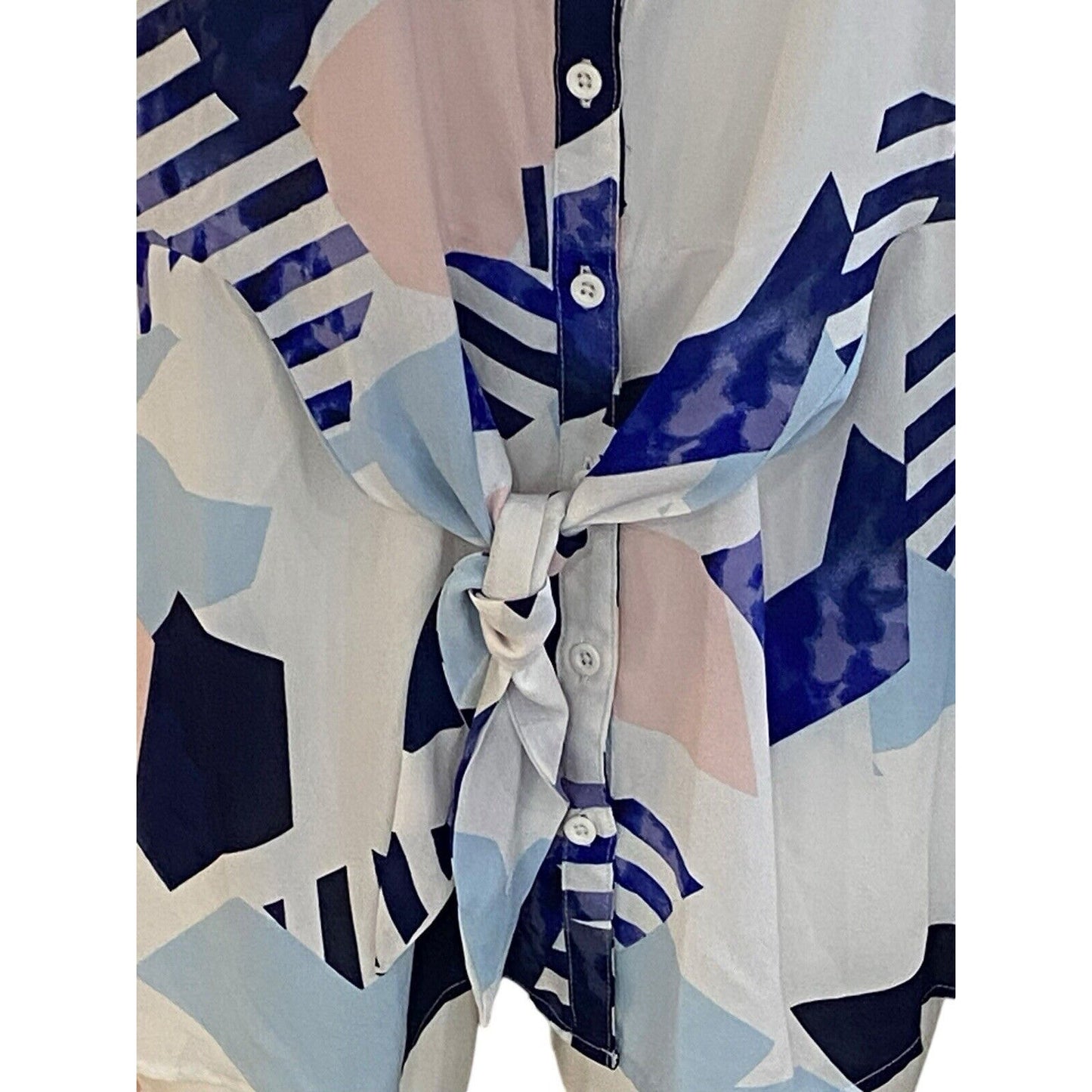 Size 2 Torrid Womens Plus Geometric Sleeveless Top Blouse Shirt