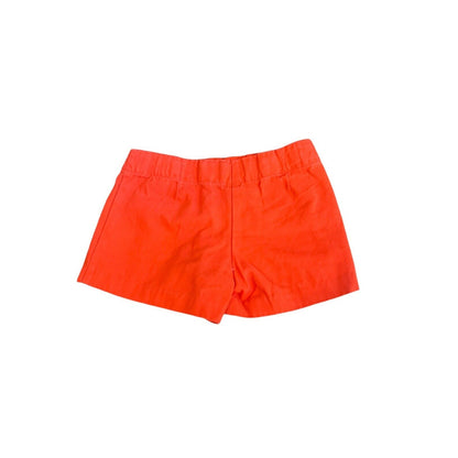 Janie & Jack Girls Shorts Size 6 Orange Nautical Double Breasted