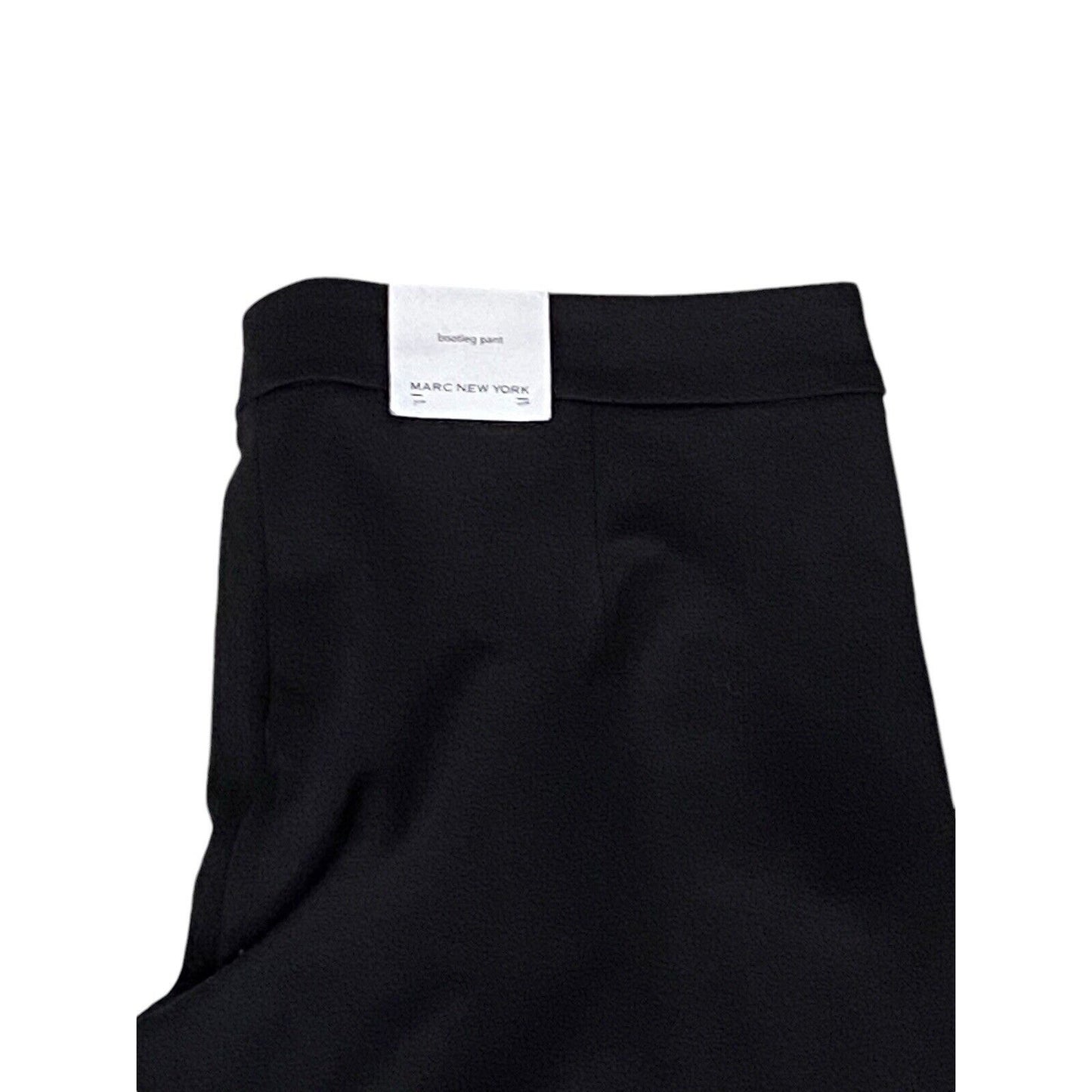 Marc New York Pants Womens Black Bootleg NWT Zipper Accent