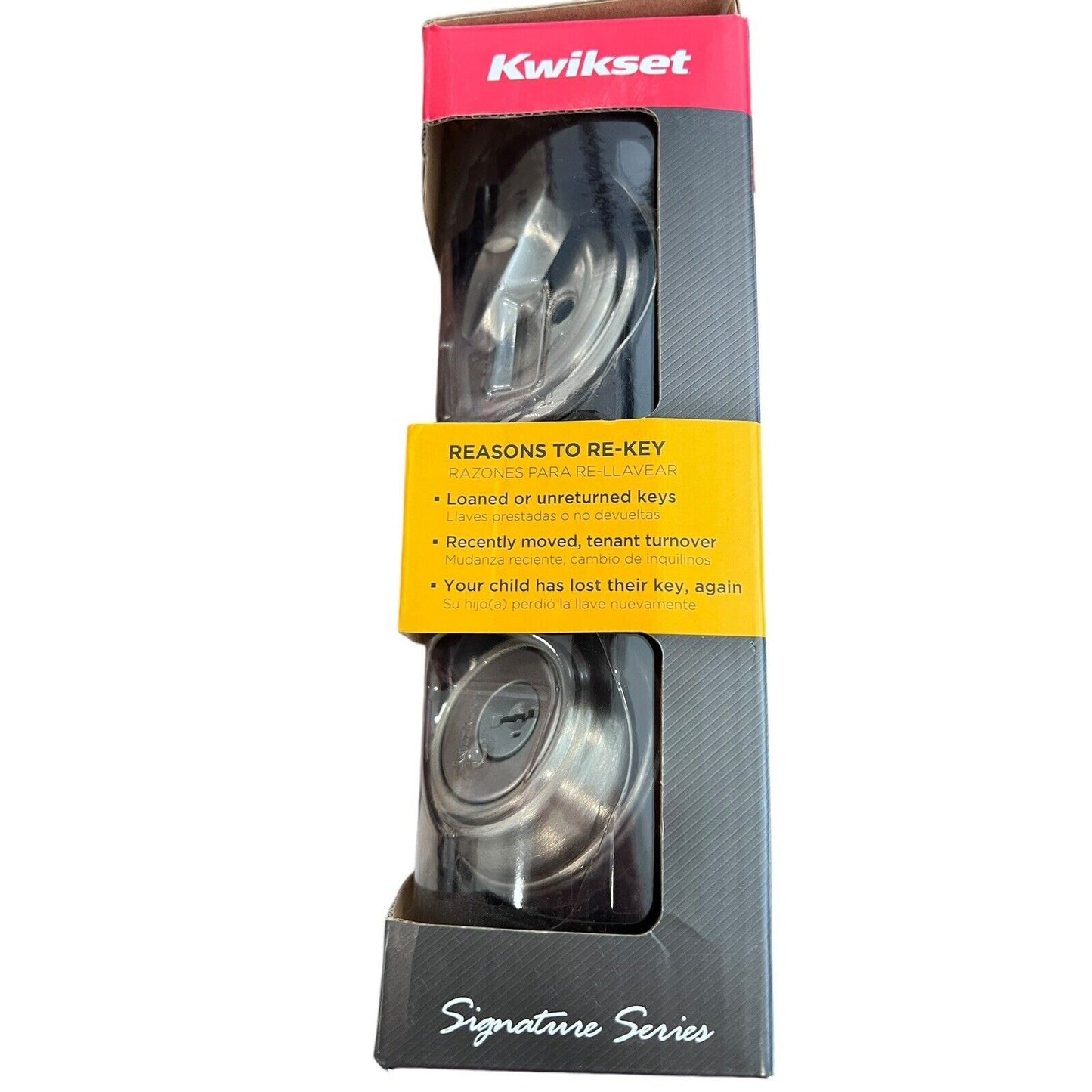 Kwikset Signature Series Round Deadbolt Satin Nickel SmartKey 99800-090 New