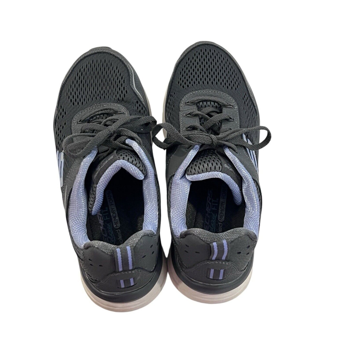 Skechers D'Lux Walker Infinite Motion Womens Sneaker Grey Lavender US Size 8