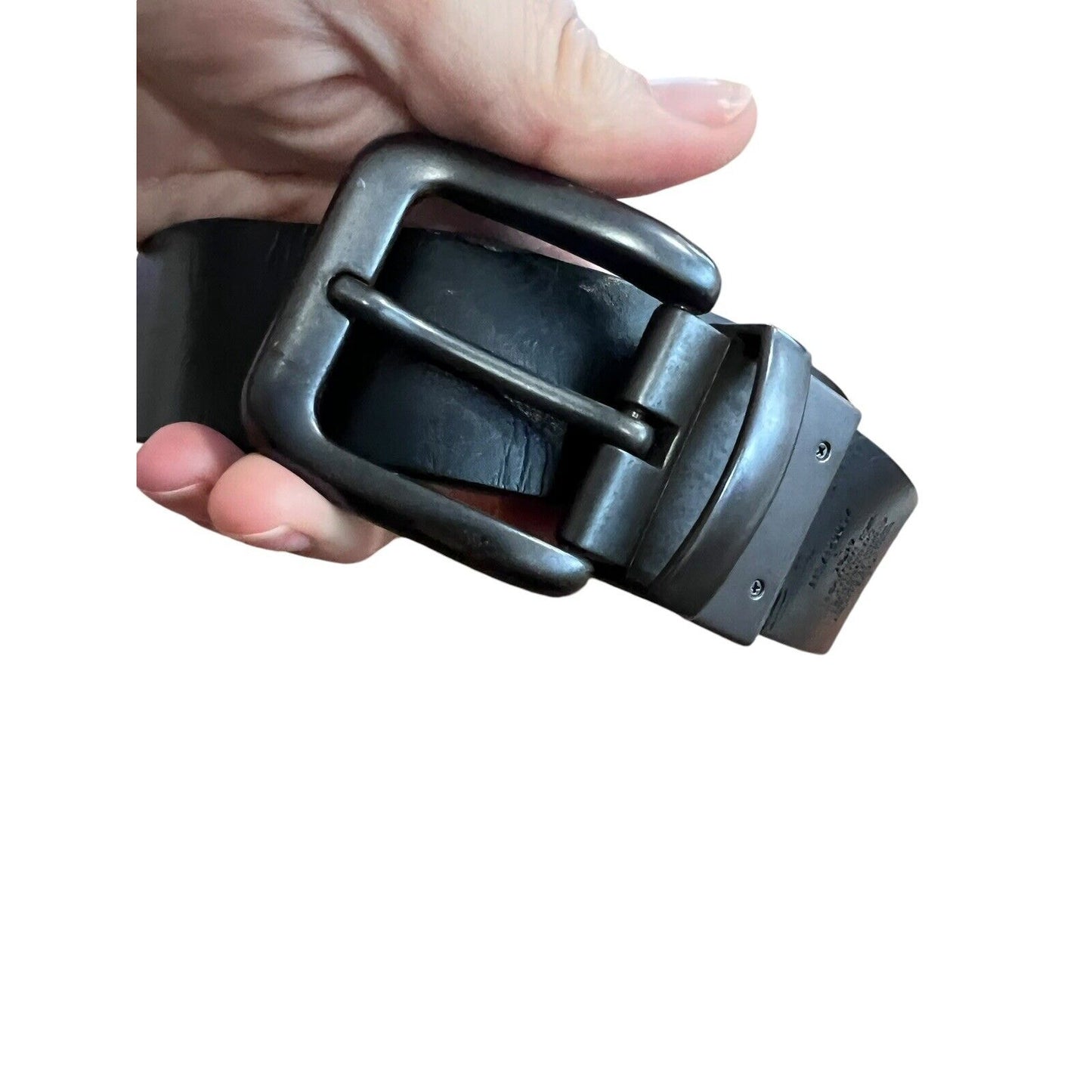 Levi Strauss Mens Genuine Leather Reversible Belt 11LV0057 Black Brown Large 38