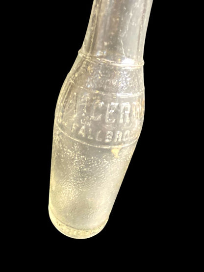 Vintage A. Cerra Soda Bottle Glass Carbondale PA 7 fl oz 8"h