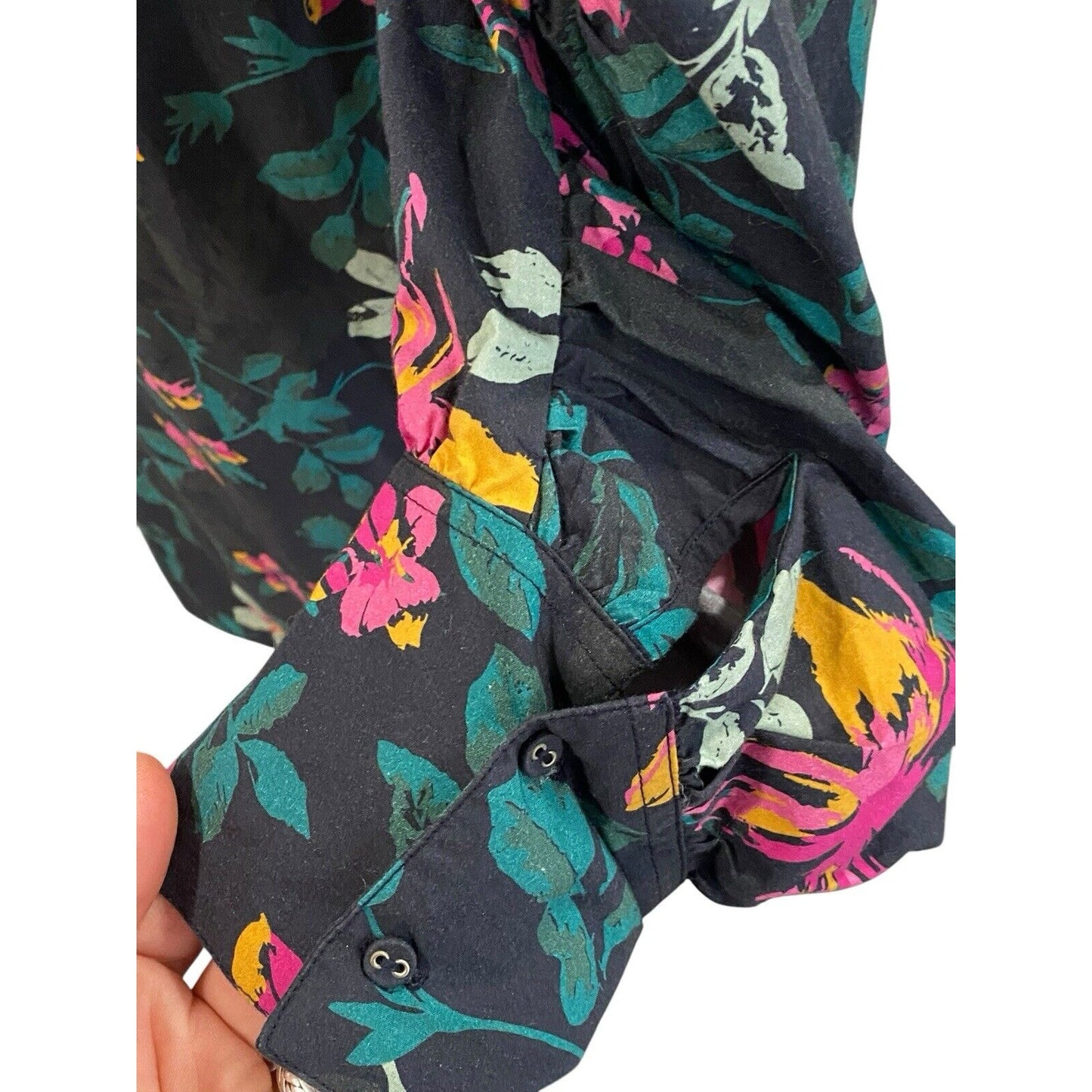 The Drop Blake Long Floral Button Down Jacket Dress Size 3X