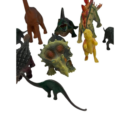 Lot of Miscellaneous Toy Dinosaur Figures medium small rubber plastic