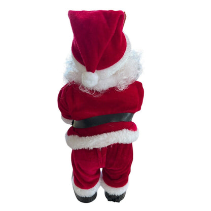 Vintage Animated Santa With Violin Santa Suit Does Not Work 11”