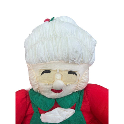 Santa Mrs Claus Christmas Nylon Plush Lot Parachute Soft Stuffed Toys JS Interna
