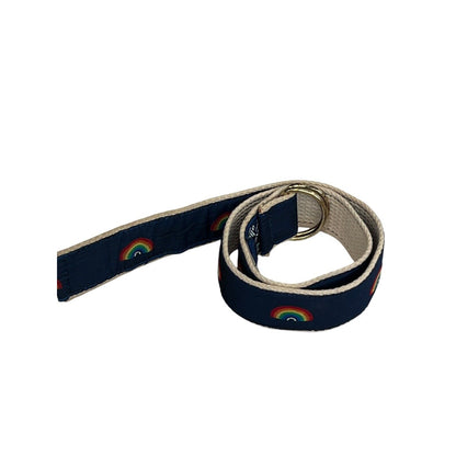 90’s Cape Cod Canvas Rainbow Belt Youth Fits Up To 26” Preppy Y2K Vintage Mass