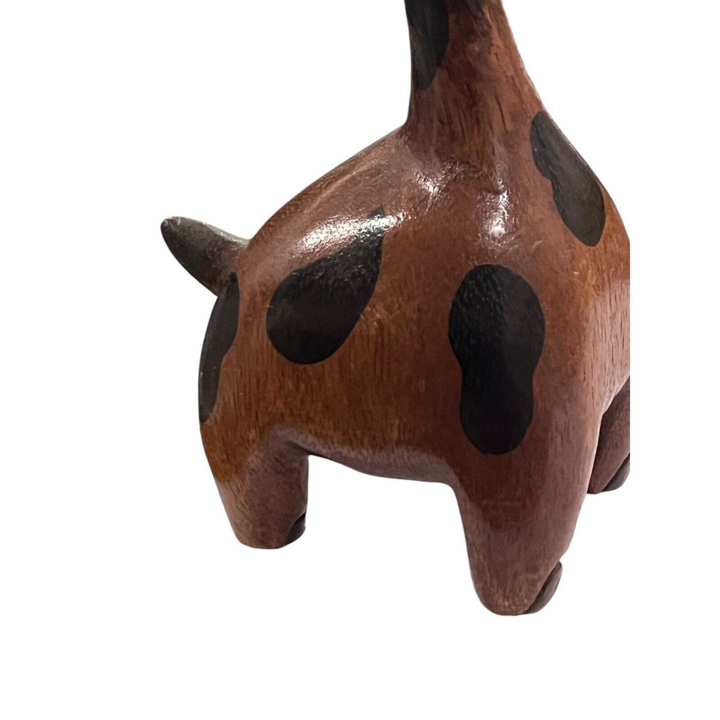 Wooden Baby Giraffe Figurine Cute Hand Made Figure Baby Nursery Decor Safari