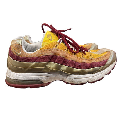 10 Nike Air Max 95 Leo Gold Red Multicolor 313866-771 Women’s 7.5 UK 2008