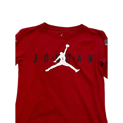 10-12 Year Youth Nike Air Jordan Long Sleeve Shirt Graphic Sleeves Red