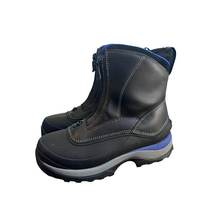 Lands End Waterproof Primaloft Boots Women 7 Boy 6 Leather Rubber Rain Snow