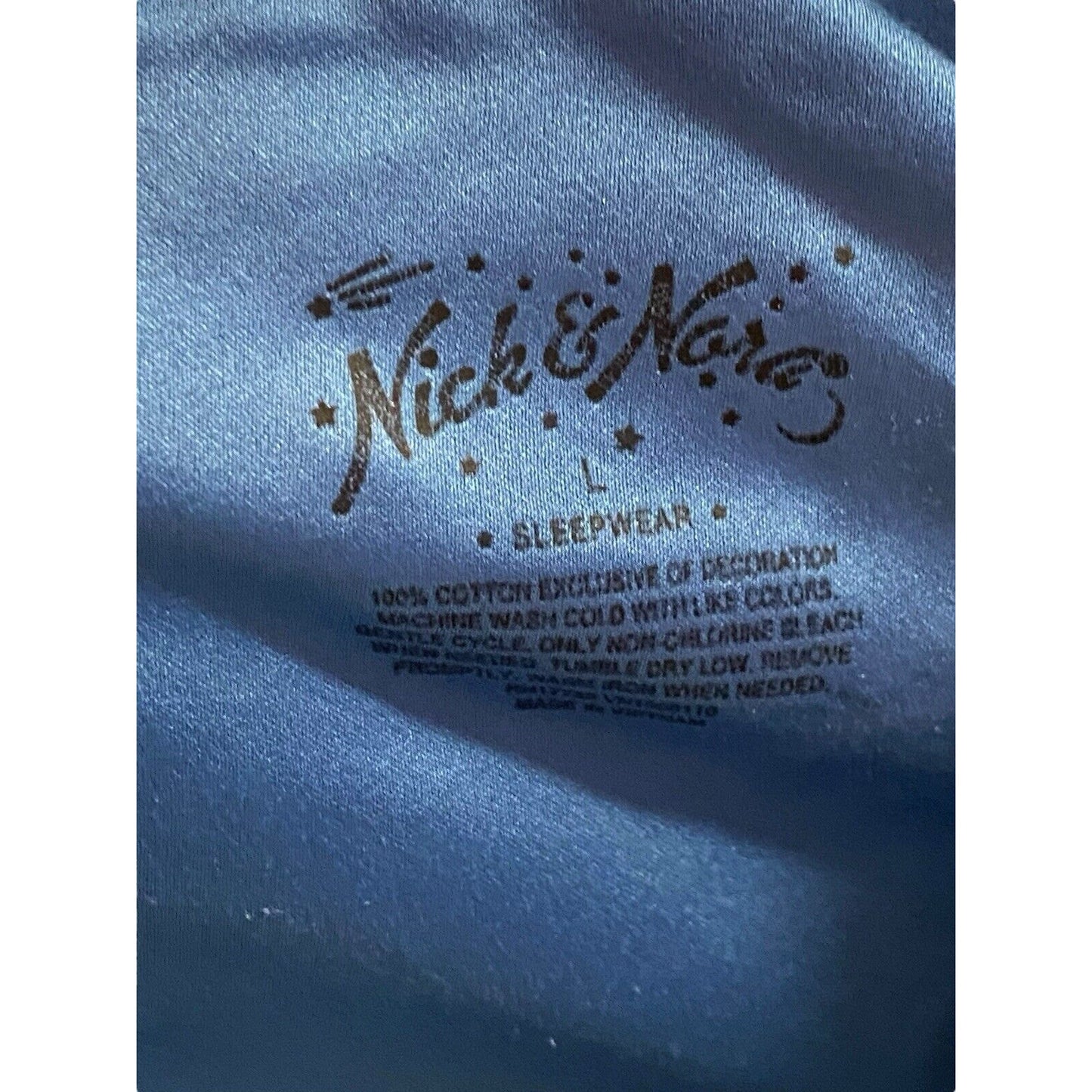 Size Large Nick & Nora Snowy Owl Snow Scarves Scarf Flannel Pajama Set Pjs