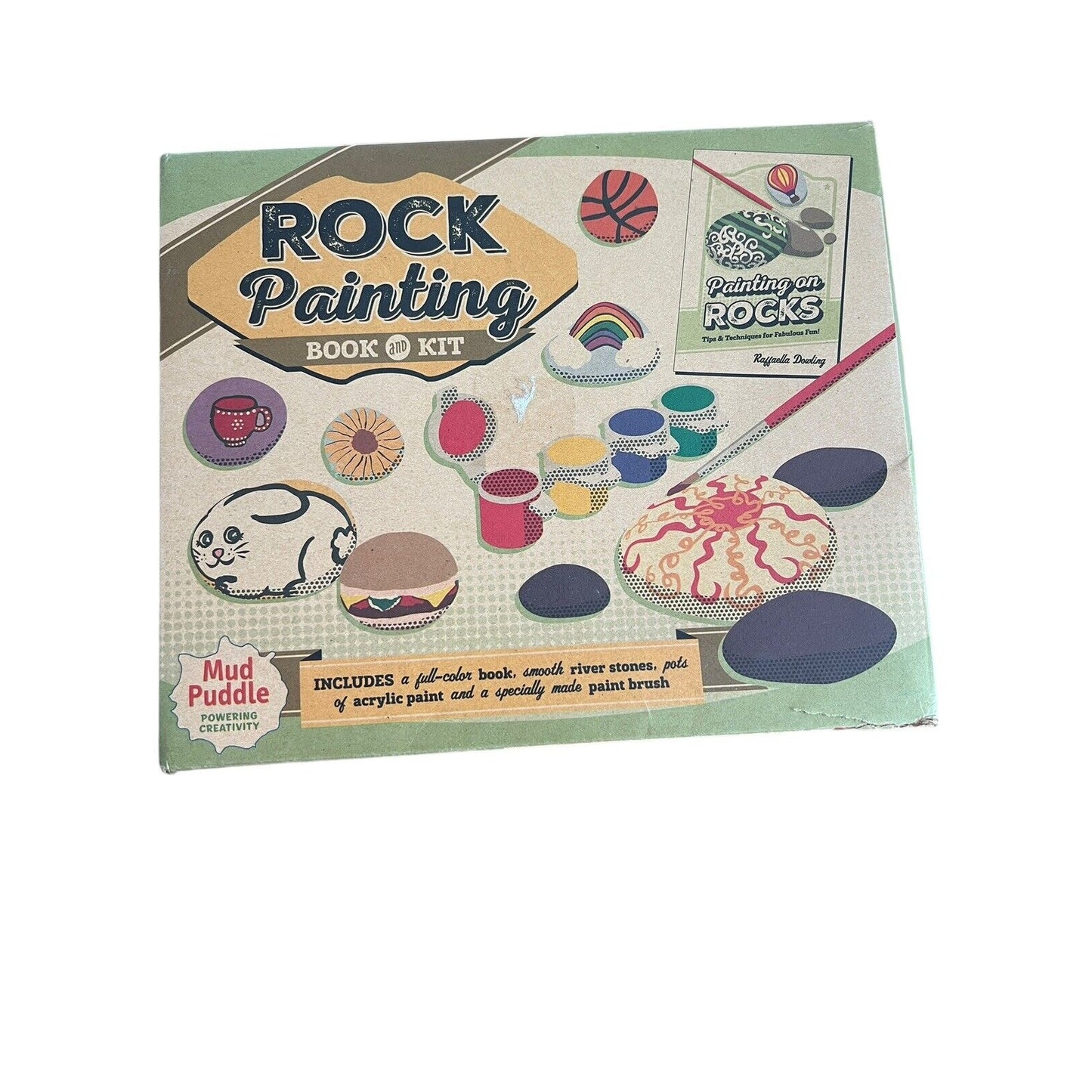 Mud Puddle Rock Painting Book and Kit New Kids Crafts Family Fun