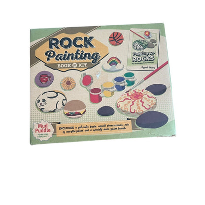 Mud Puddle Rock Painting Book and Kit New Kids Crafts Family Fun