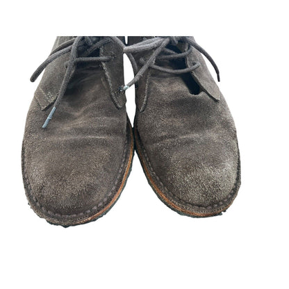 Size 9.5 Brooks Brothers Suede Brown Mens Lace Up Chukka Ankle Comfort Shoes