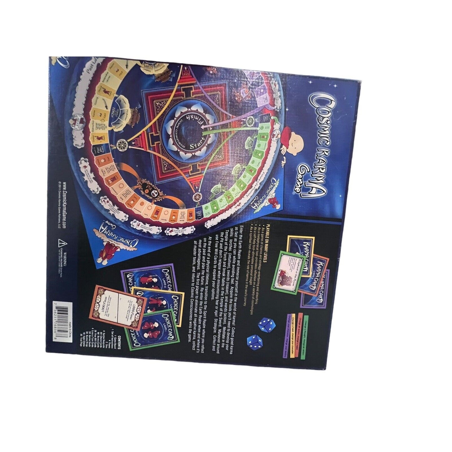 Cosmic Karma Board Game A Game of Strategy and Destiny Family Fun